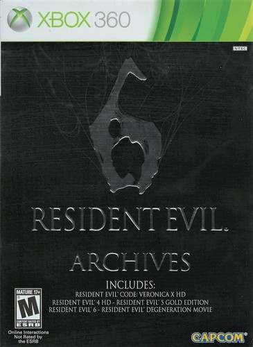 Resident evil archives xbox - resident,