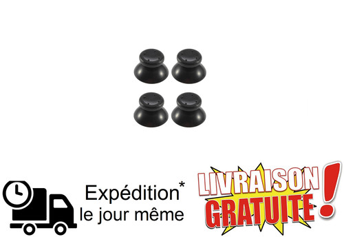 Lot joystick noir analogique - noir,